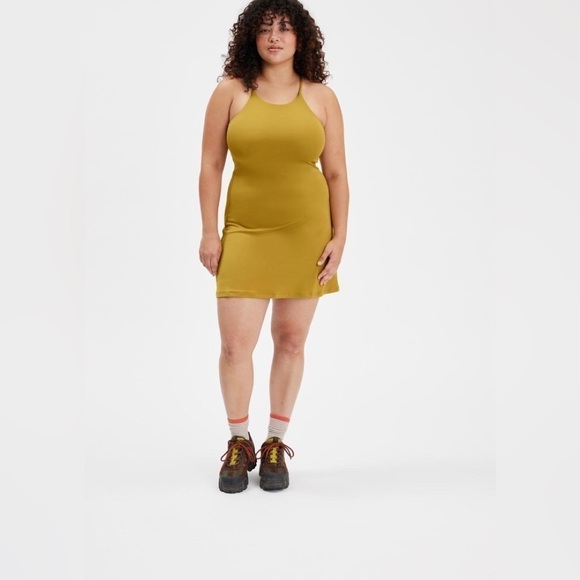 GIRLFRIEND COLLECTIVE Naomie Workout Dress In Saturn - Picture 7 of 9